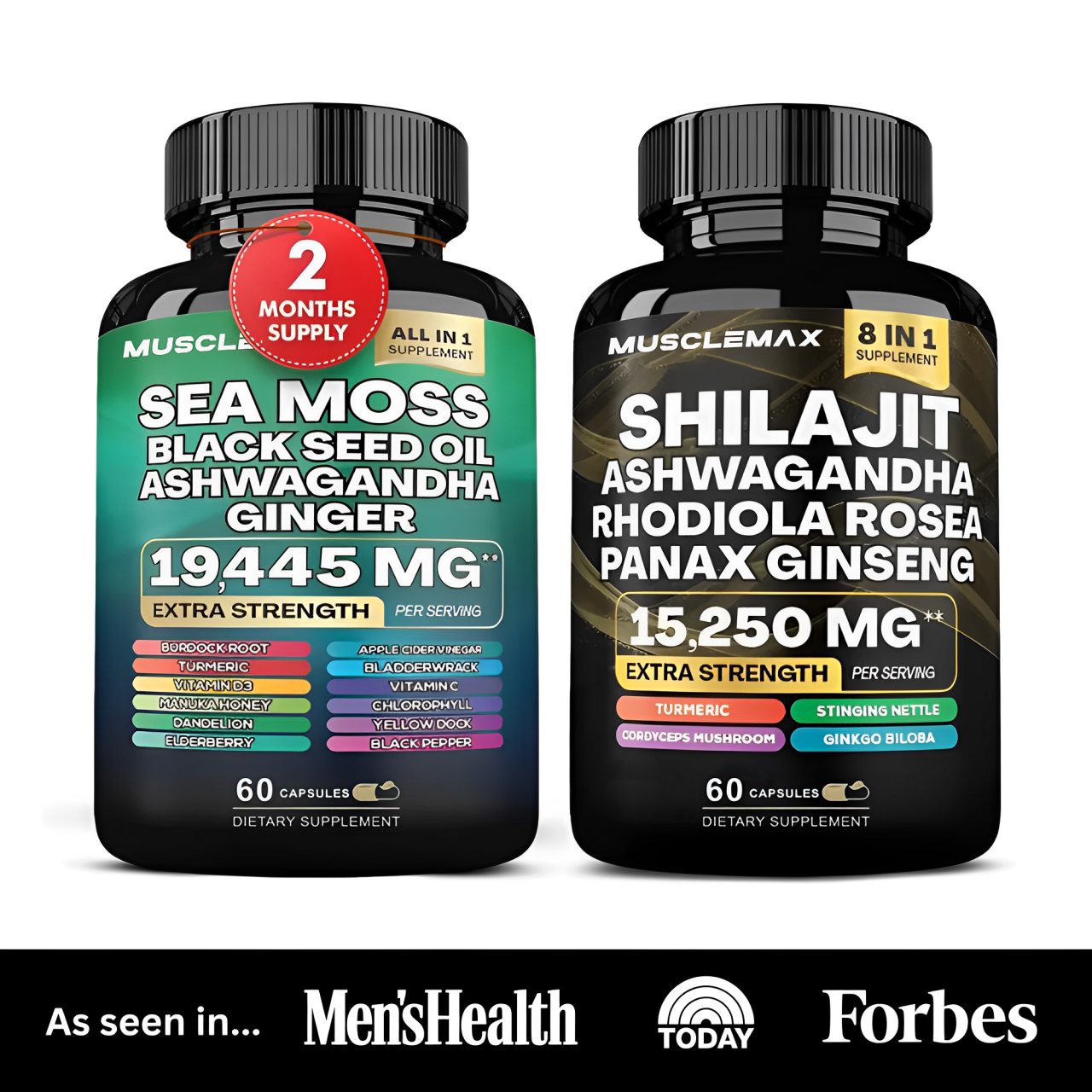 MuscleMax™ Sea Moss & Shilajit Bundle