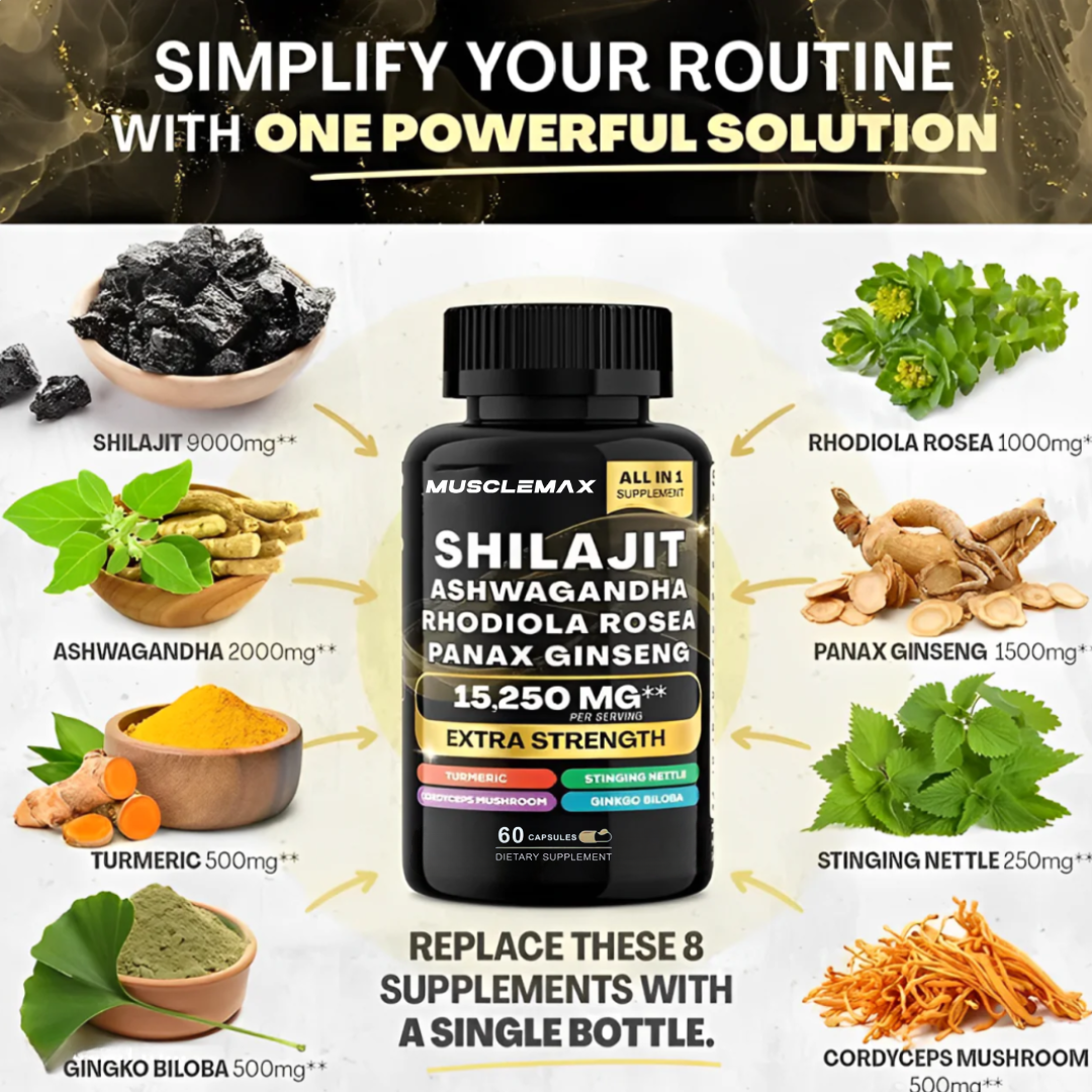 MuscleMax™ Sea Moss & Shilajit Bundle