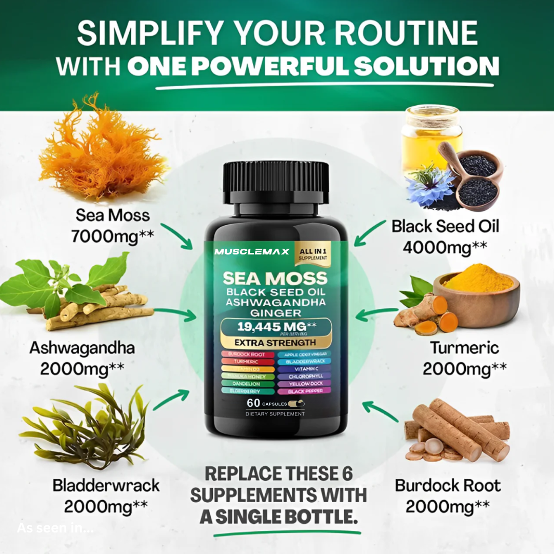 MuscleMax™ Sea Moss & Shilajit Bundle