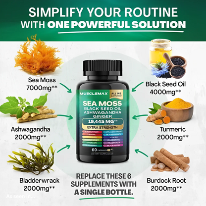 MuscleMax™ Sea Moss & Shilajit Bundle